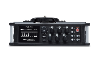 PMD 706 - מקליט אודיו מקצועי למצלמות DSLR מבית Marantz