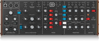 Model D - סינטיסייזר אנלוגי חצי מודולרי מבית Behringer