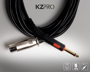 XLR-F/PL - כבל 5 מטר מבית KZPRO