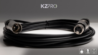 XLR-M/XLR-F - כבל 5 מטר מבית KZPRO